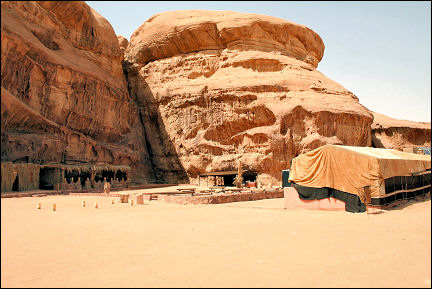 Jordan - Wadi Rum, Bedouin camp