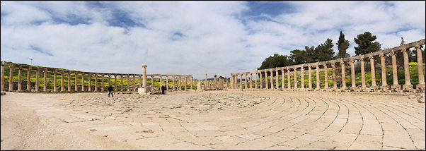 Jordan, Jerash - Forum in Gerasa