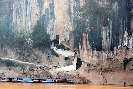 Laos - Entrance of the Pac Ou cave