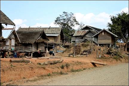 Laos - Pak Beng, Muang Houn village