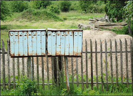 Lithuania, Silenai - Old mailboxes