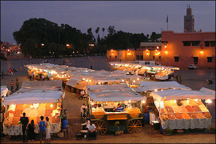 Morocco - Marrakech, Jemaa el-Fna square