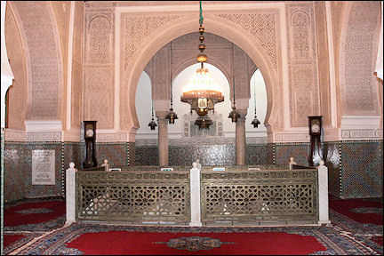 Morocco - Meknès, mausoleum Sultan Moulay Ismail