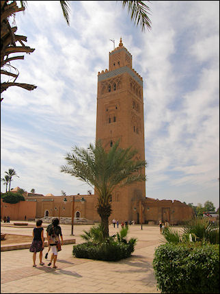 Morocco, Marrakech - Koutoubia mosque