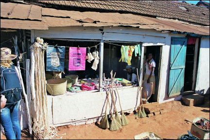 Madagascar - Store on the way to Mondrivazo