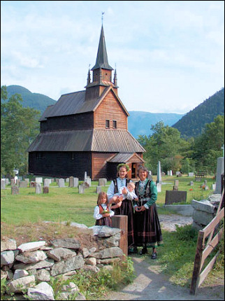 Norway - Staff church in Kaupanger