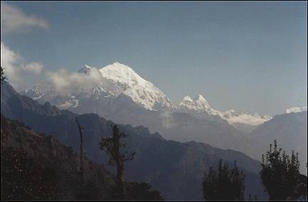 Nepal, Ganesh Himal Trek - View of Langtang