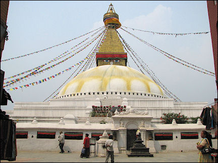 Nepal - Kathmandu, stupa Swayambunath