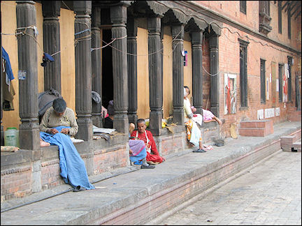 Nepal - Kathmandu, old people's home