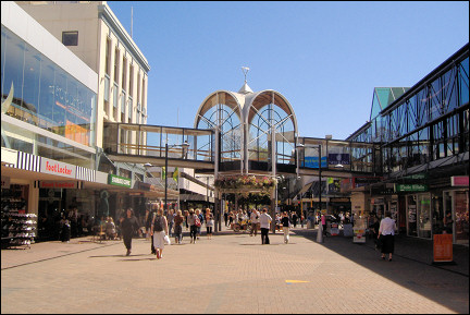 New Zealand - Christchurch, shopping cneter