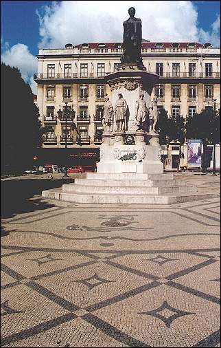 Portugal, Lisbon - Praça Louis de Camões, Bairro Alto