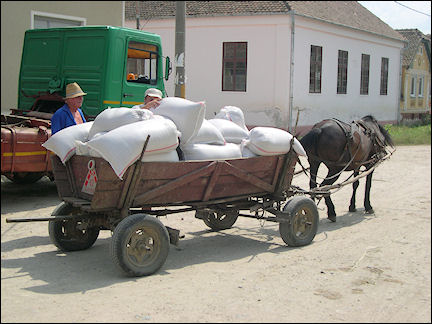 Romania, Alba Iulia - The rent is paid in grain