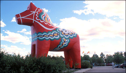 Sweden - Concrete Dalarna horse