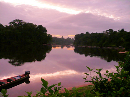 Suriname - Danpaati, sunrise