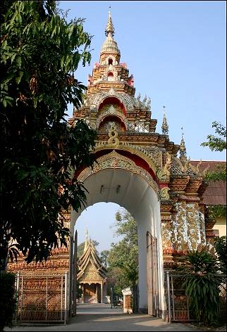 Thailand - Chiang Mai, Gate to a temple