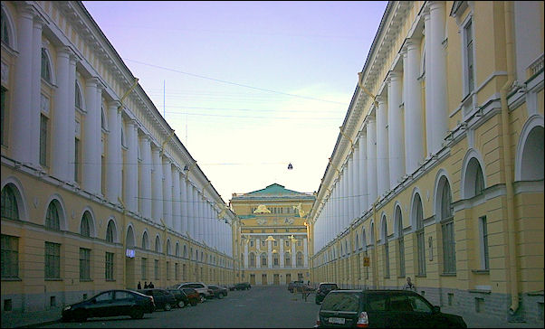 Russia, St. Petersburg - Rossi Street