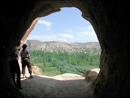 Turkey - Cappadocia, view form cave dwelling in Selime