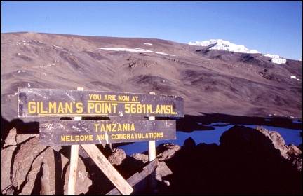 Tanzania - Gillmans Point