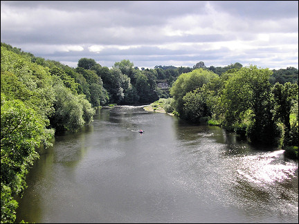 United Kingdom, Wales - From the bridge just outside Hay-on-Wye