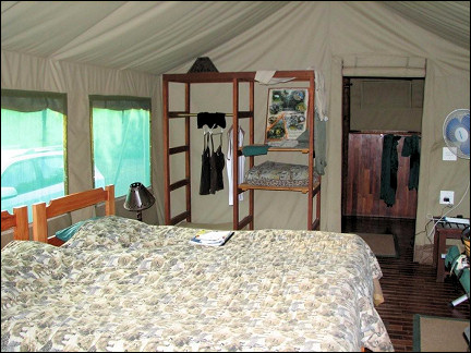 South Africa - Marakele National Park, safari tent Tlopi Tented Camp