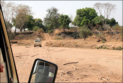 Zambia - In a dry riverbed